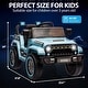 preview thumbnail 18 of 22, 12V Ride on Truck Car, Kids Electric Car with Remote Control