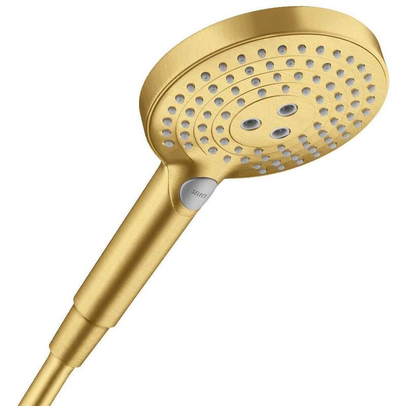 Hansgrohe Raindance Select S 2.5 GPM Multi Function Hand Shower with - Brushed Gold Optic
