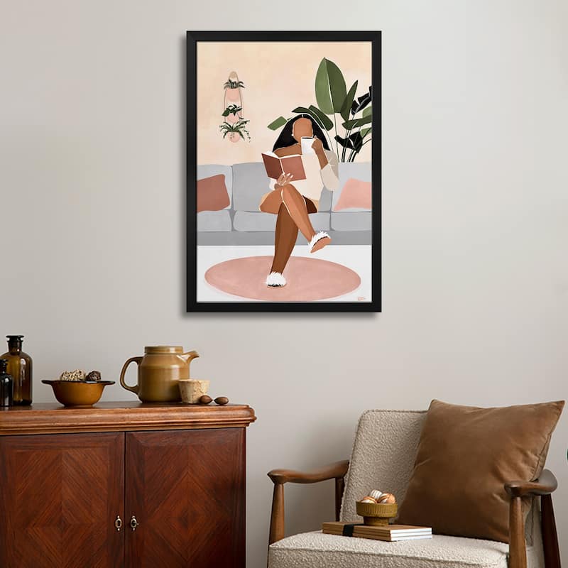 Lounge Premium Framed Poster by Bria Nicole