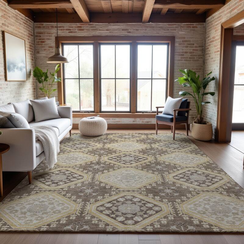 Premium Washable Super Soft Global Modern Mayfield Rug