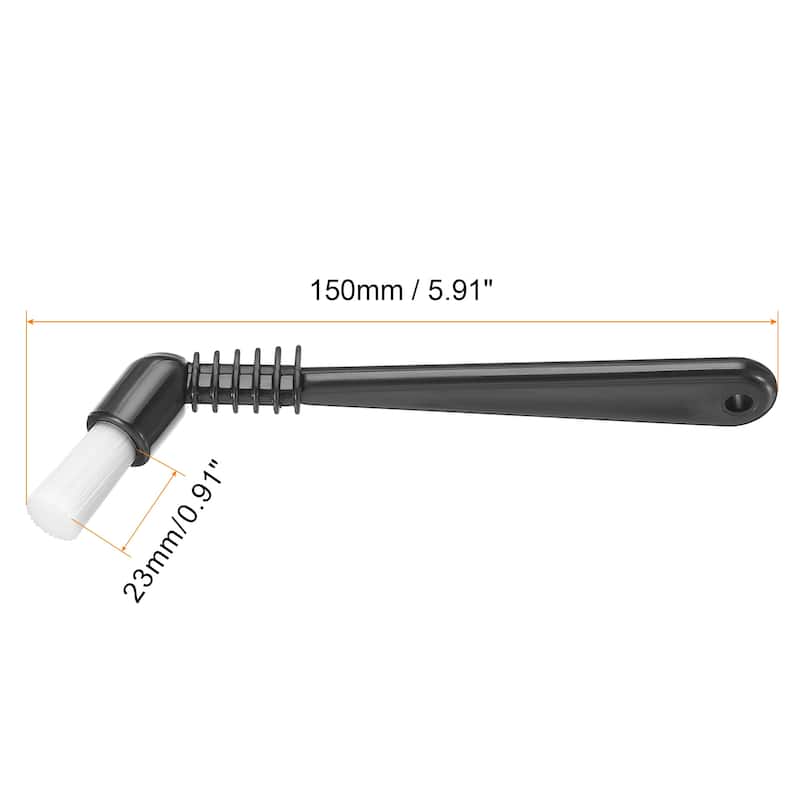 Coffee Espresso Brush Coffee Grinder Brush Coffee Cleaning Tool - White, Black - 2 Pack