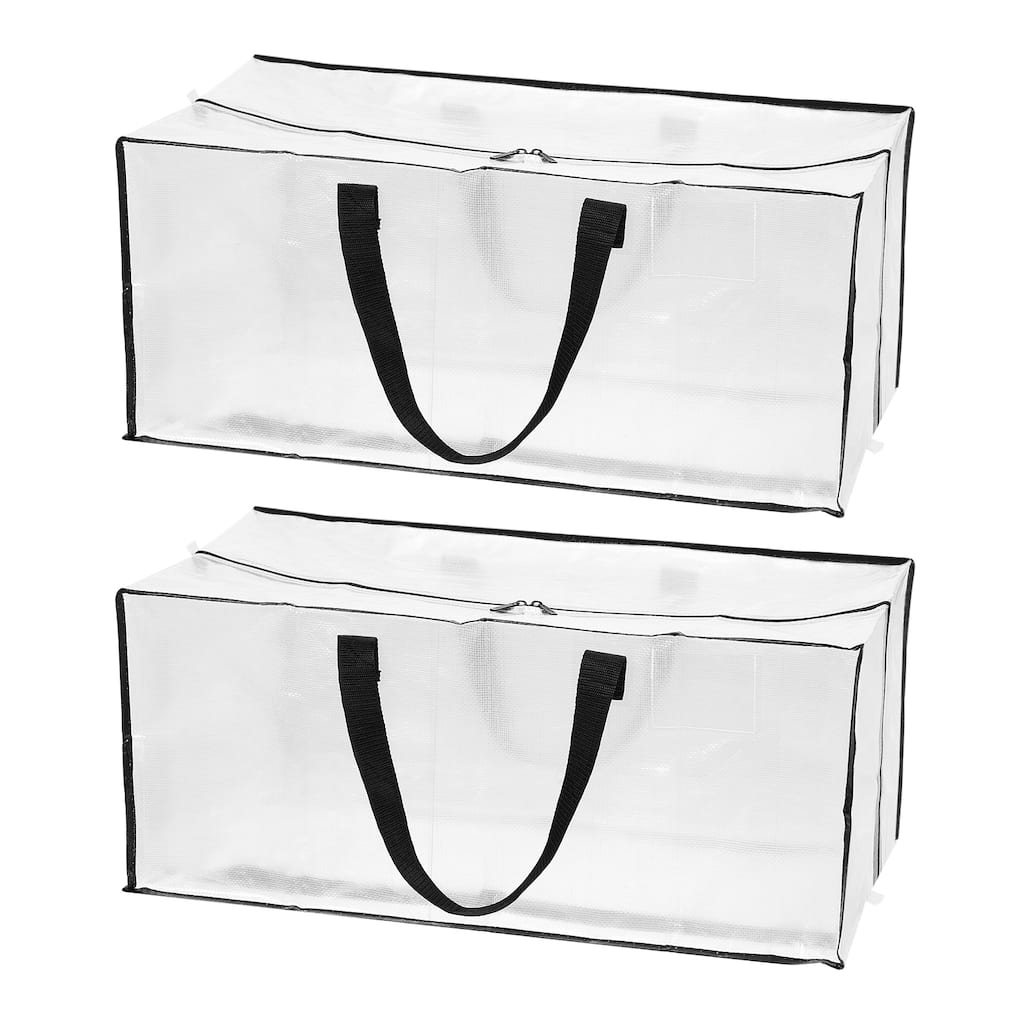 2 Pack Oversized Moving Bags with Zippers&Handles 29x13x15inch