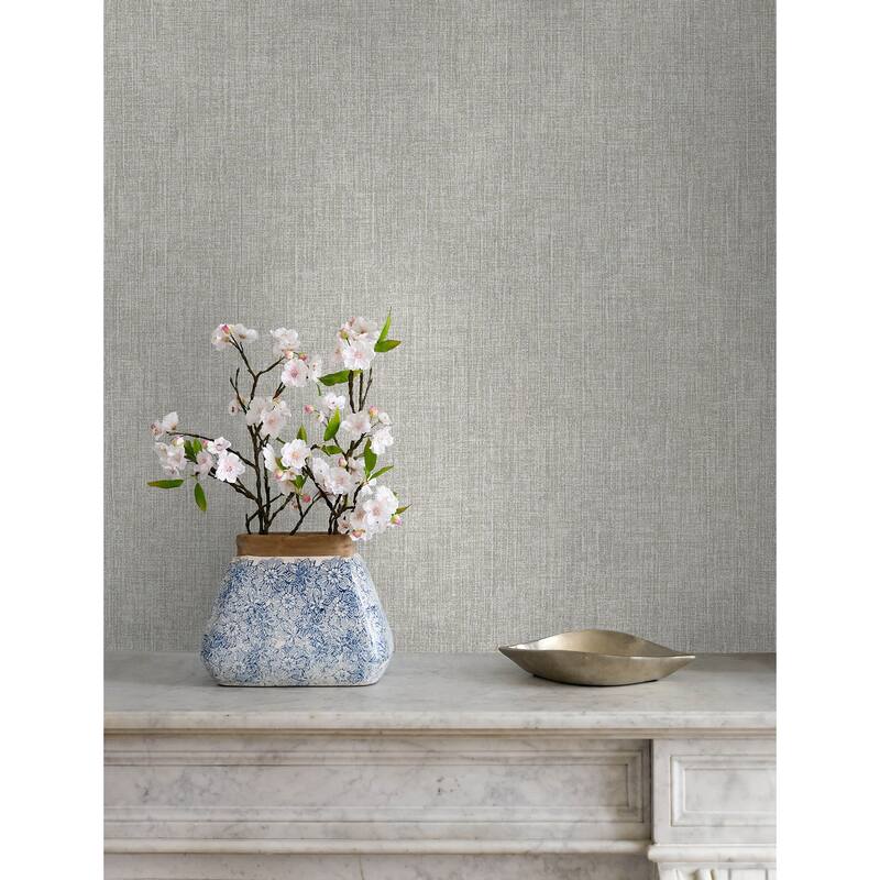 Advantage Glenburn Dove Woven Shimmer Wallpaper