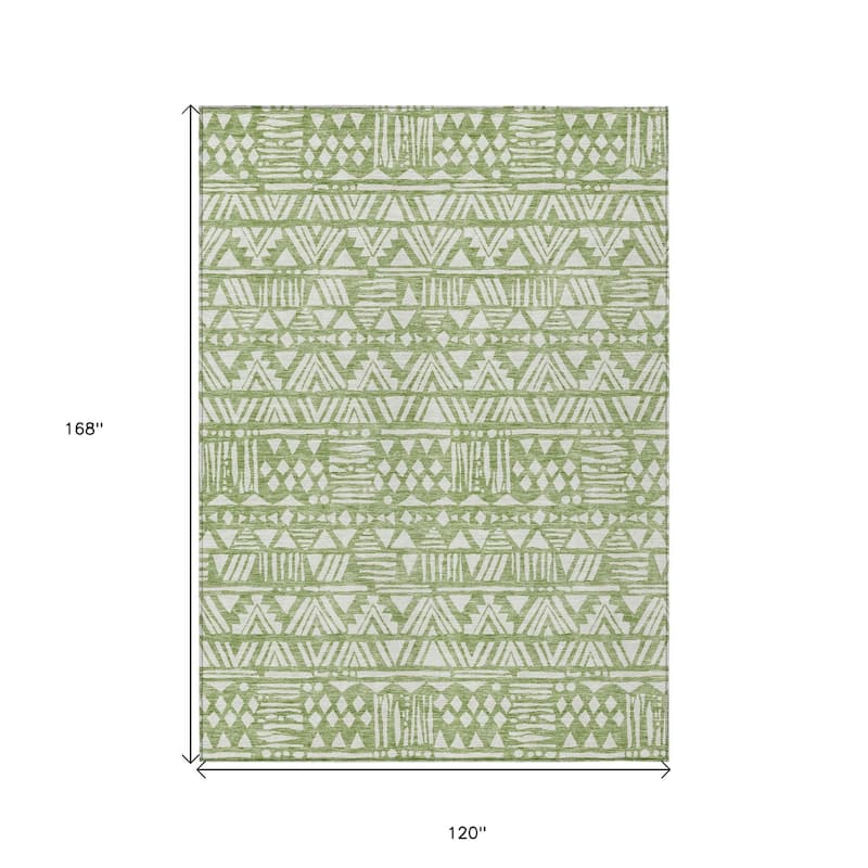 HomeRoots Southwestern Transitional Rectangle Outdoor Rug