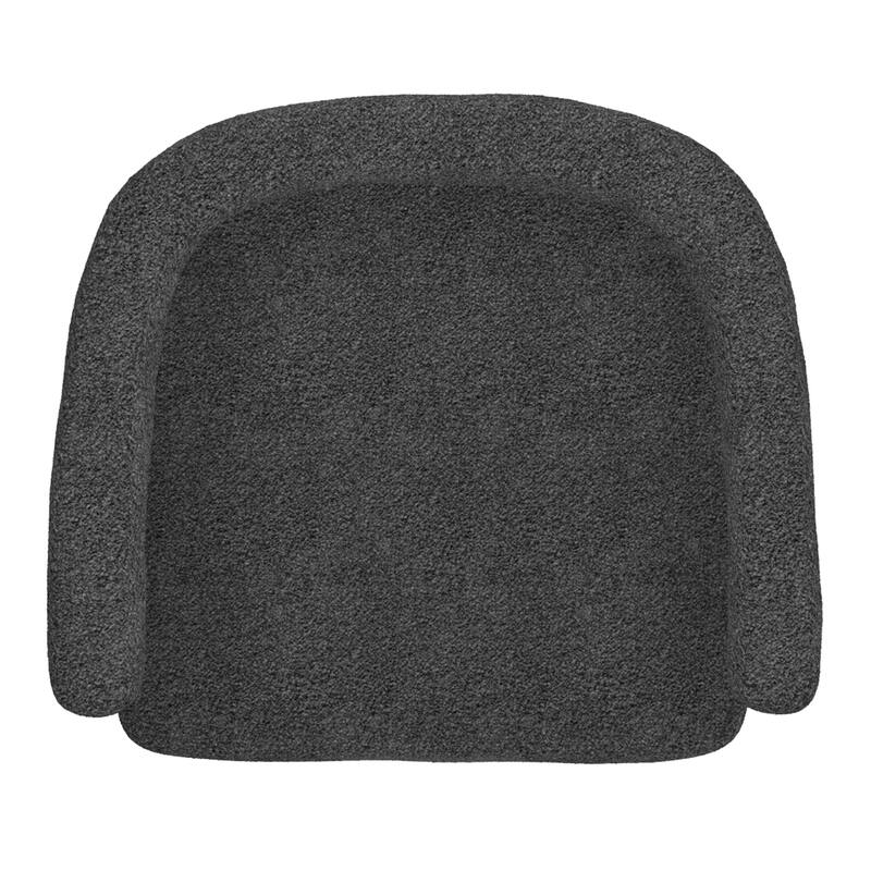 Contemporary Boucle Fabric Dining Chair, Set of 2