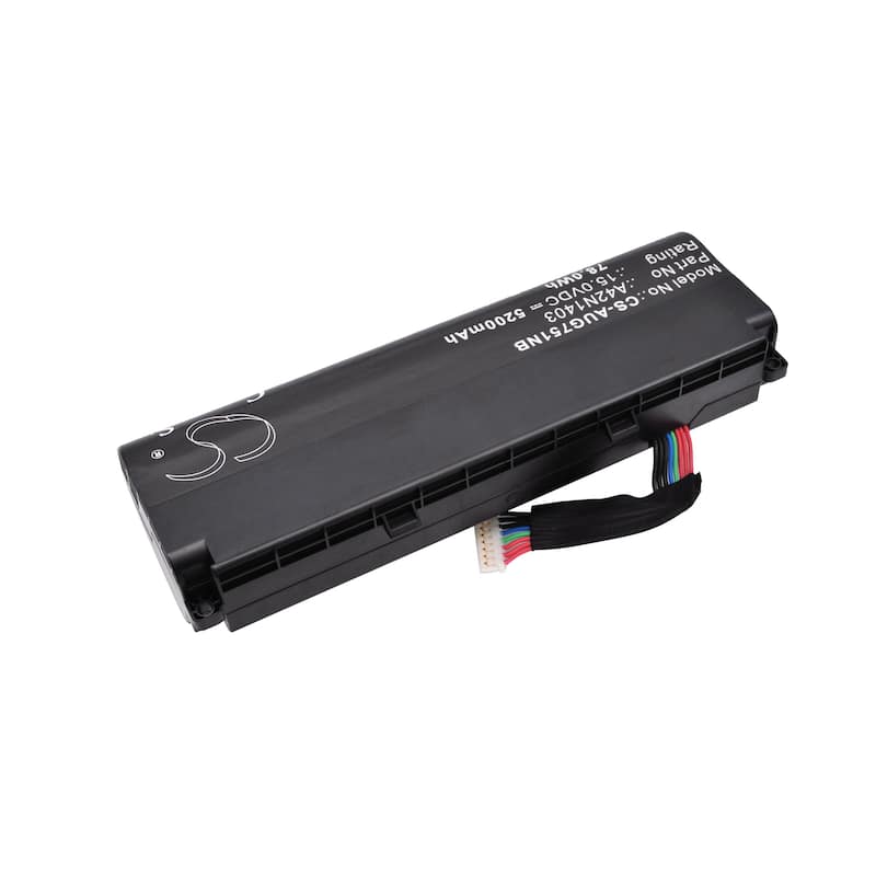 Battery for Asus ROG G751 G751J GFX71 0B110-00290000M A42LM93 A42LM9H A42N1403 - Black