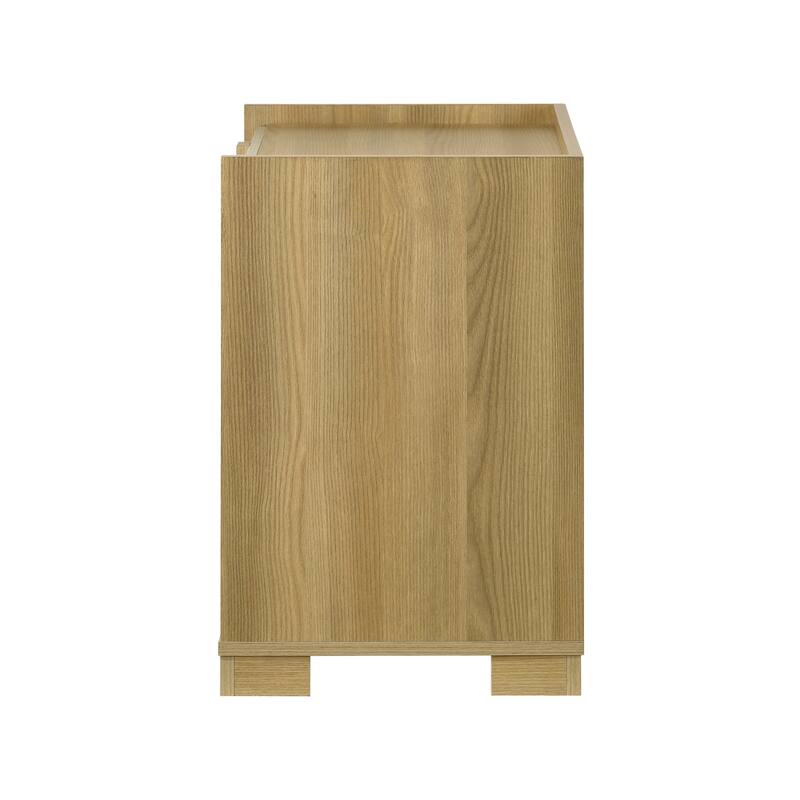 2-Drawer Modern Nightstand