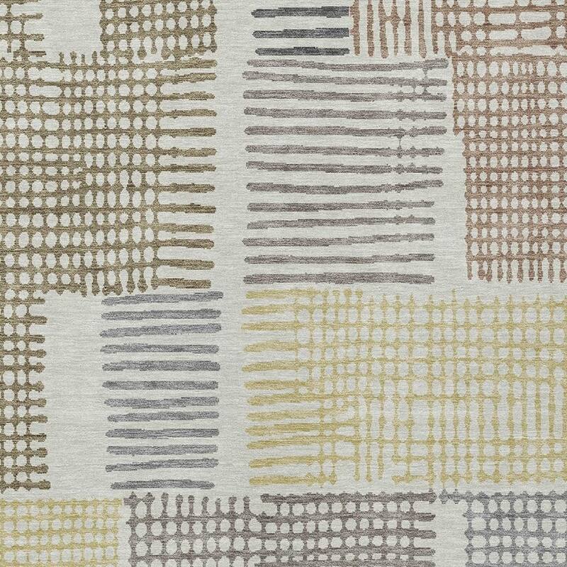 HomeRoots Geometric Transitional Rectangle Outdoor Rug