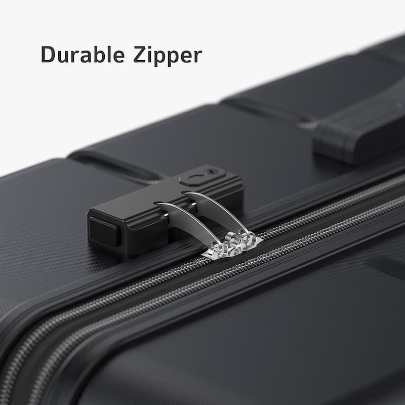 Hard Shell ABS, Double Spinner Wheels Lightweight Suitcase TSA Lock