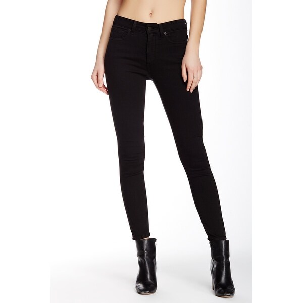 Shop Spanx By Sara Blakely Womens Denim Slim-X Ankle Jeans, Black, 29 ...