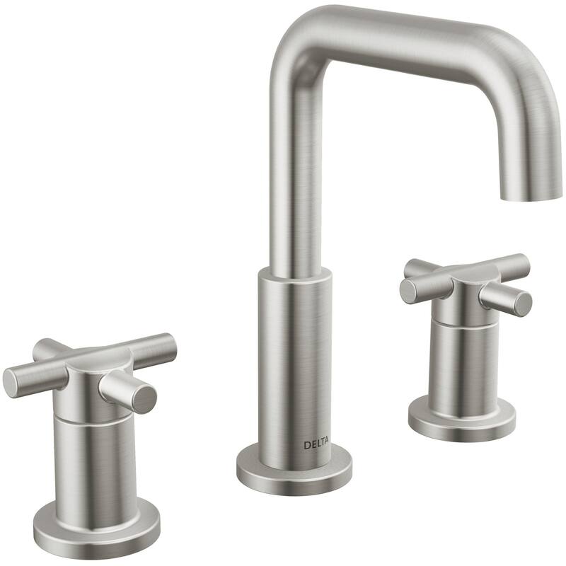 Delta 35894LF Nicoli 1.2 GPM Widespread Bathroom Faucet with Cross