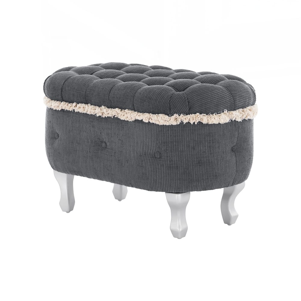 Storage Benches, End of Bed Bench with Button-Tufted