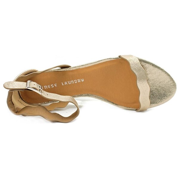 chinese laundry gold sandals