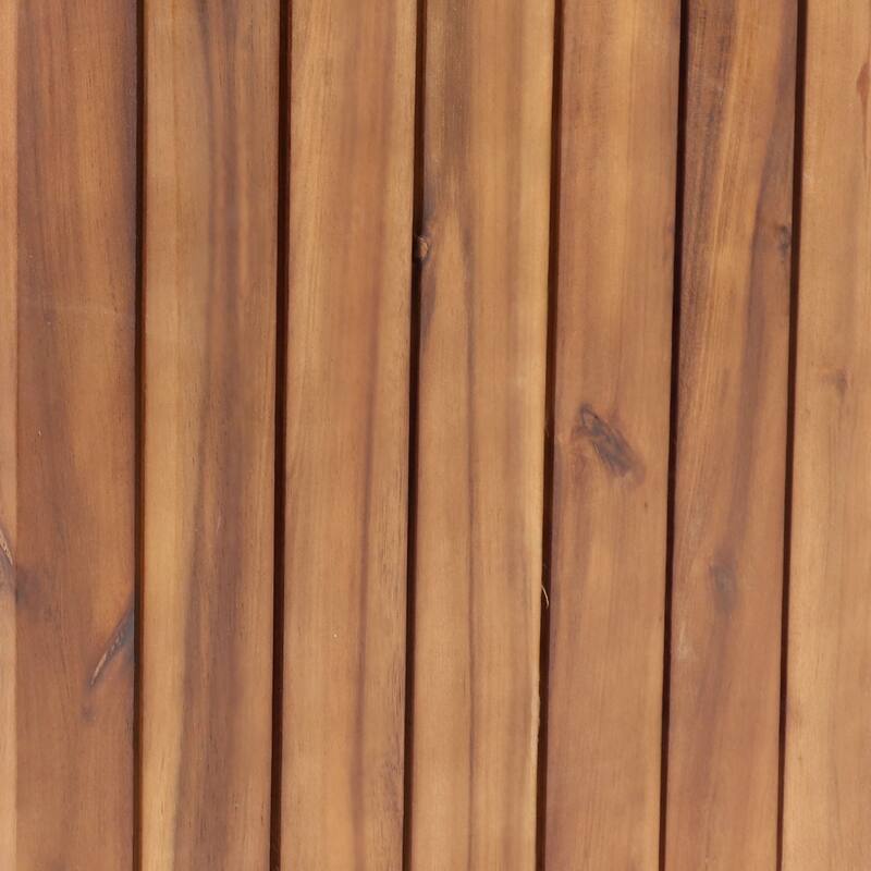 Sunnydaze Rectangular Wood Planter Box with Plastic Liner