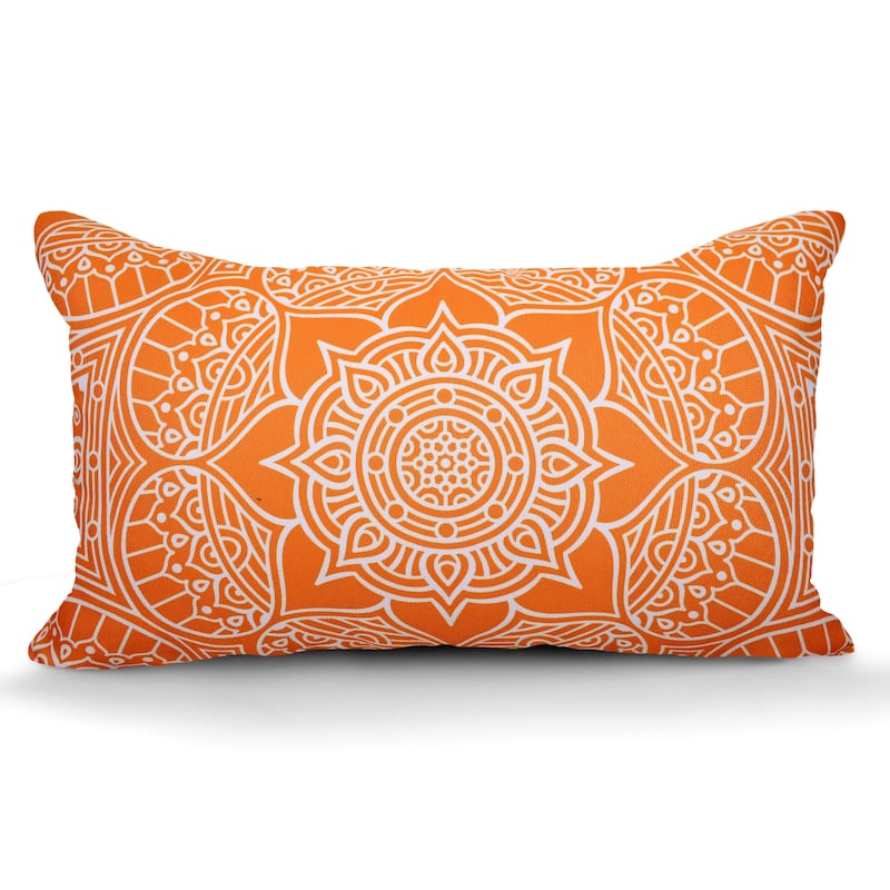 Decorative Indoor Outdoor Waterproof Throw Pillows 12''x20'' Inches with Inserts for Your Patio Furniture, Chairs, Indoor Décor