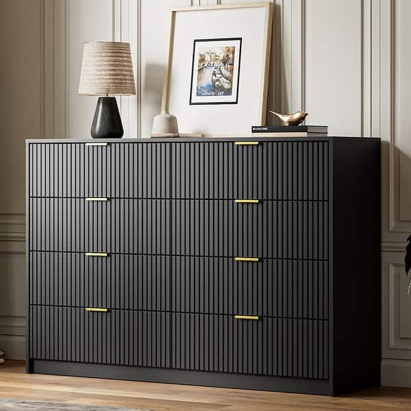black 8 drawer double dresser 8-Drawer Double Dresser for Bedroom - On Sale - Bed Bath & Beyond