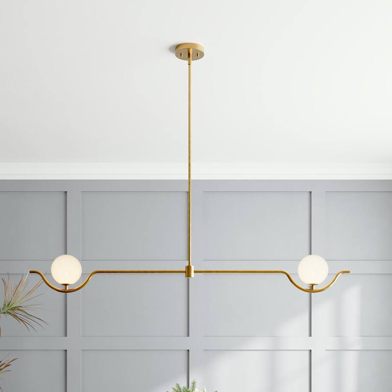 Acroma Elegant Chandelier Modern Linear Chandelier Ceiling Light