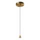 Option Matte White/Gold / Antique Brass/White Cord