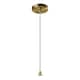 Option Matte White/Gold / Antique Brass/White Cord