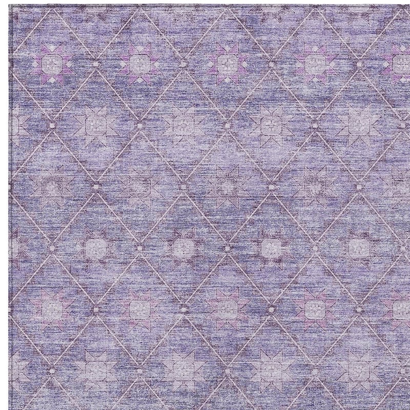 HomeRoots Floral Transitional Rectangle Outdoor Rug
