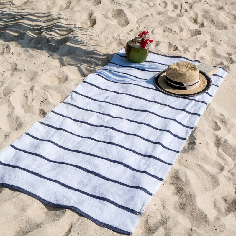 Arkwright Las Rayas 4-Piece Striped Beach Towel Set - 30x60