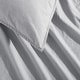 preview thumbnail 46 of 52, Calvin Klein Washed Percale Solid Cotton Duvet Cover Set