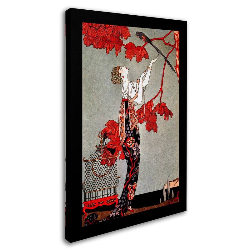 Vintage Lavoie 'Deco 27' Canvas Art