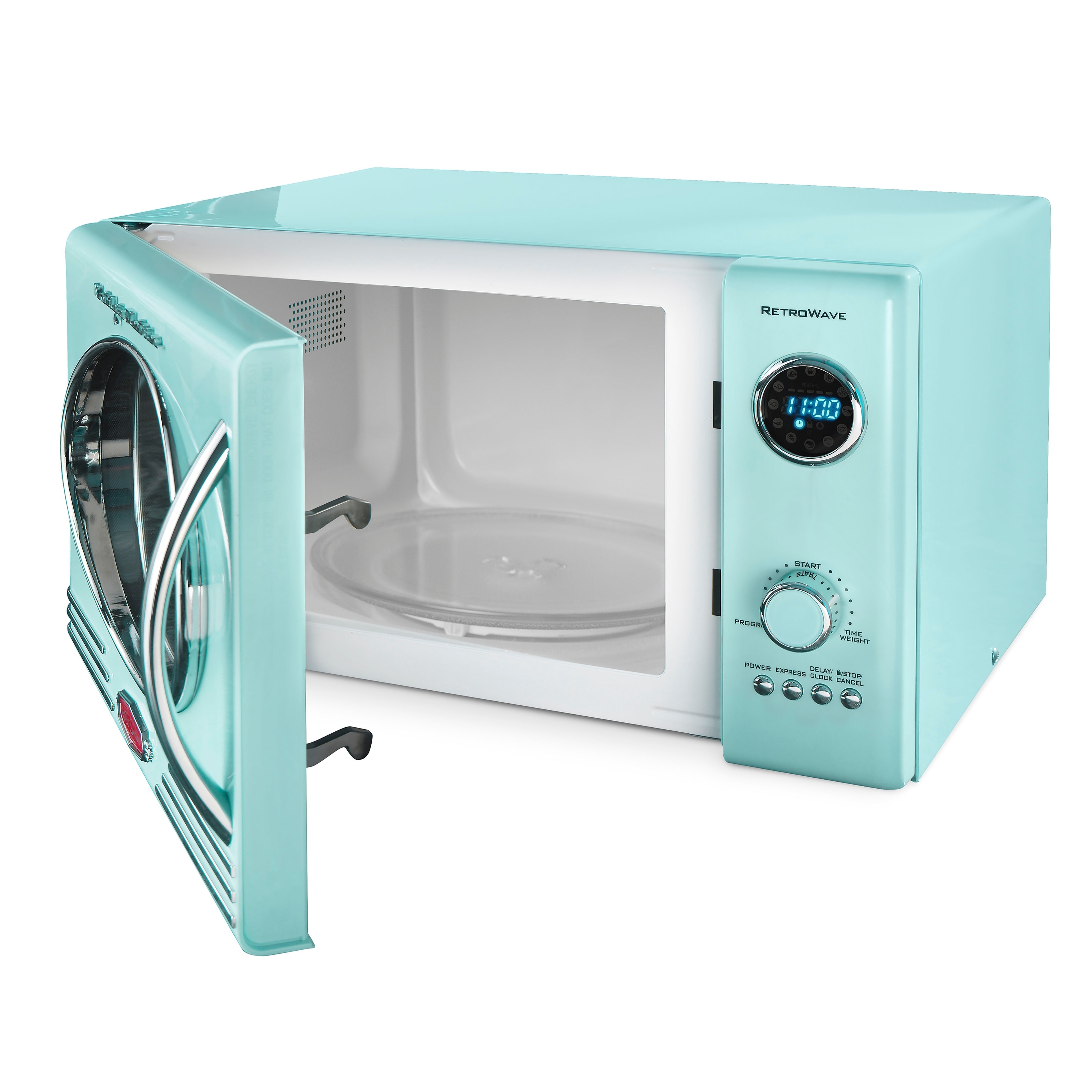 Nostalgia Retro Microwave Oven .9 Cu. Ft. Aqua Bed Bath Beyond 35398857