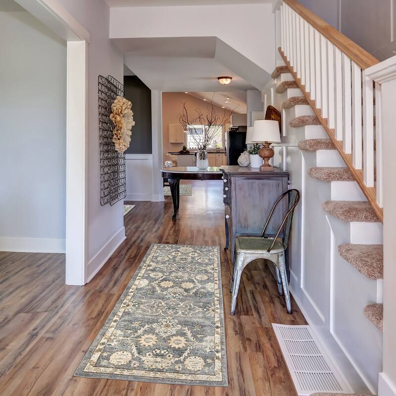 Gertmenian Hurston 3PC Traditional Medallion Area Rug Set, 2x7, 5x7, and 8x10 - 3PC Set
