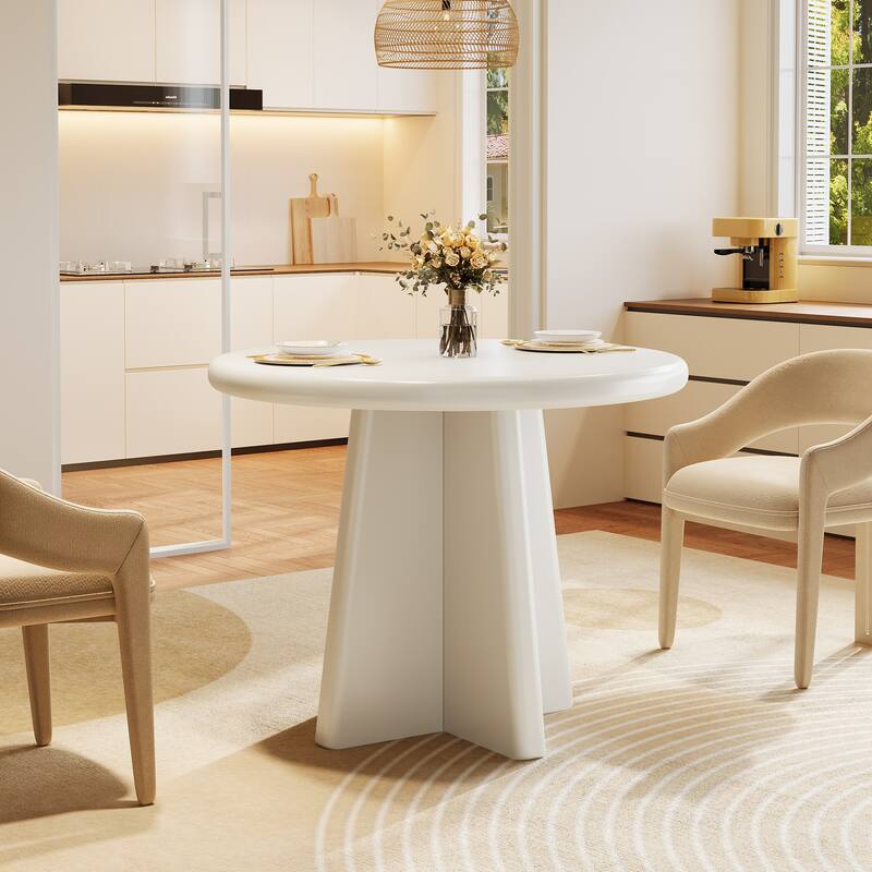 Round Table for Coffee Shop with Sturdy Base