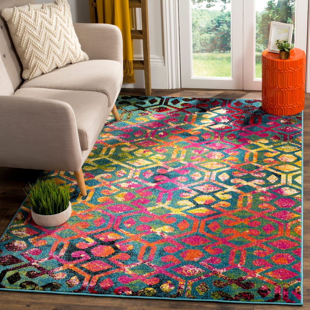 SAFAVIEH Cherokee Shiqirie Boho Distressed Oriental Rug