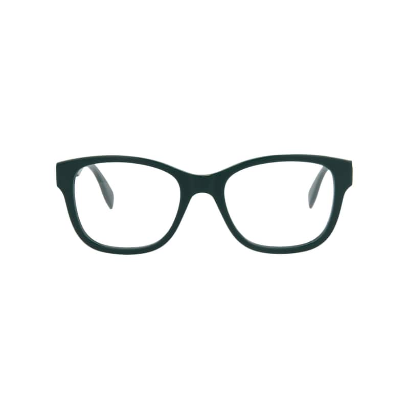 Alexander McQueen Square-Frame Acetate Optical Frames - Green Green Transparent - Green