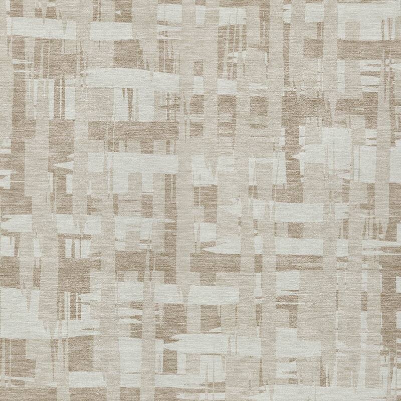 HomeRoots Striped Transitional Rectangle Outdoor Rug