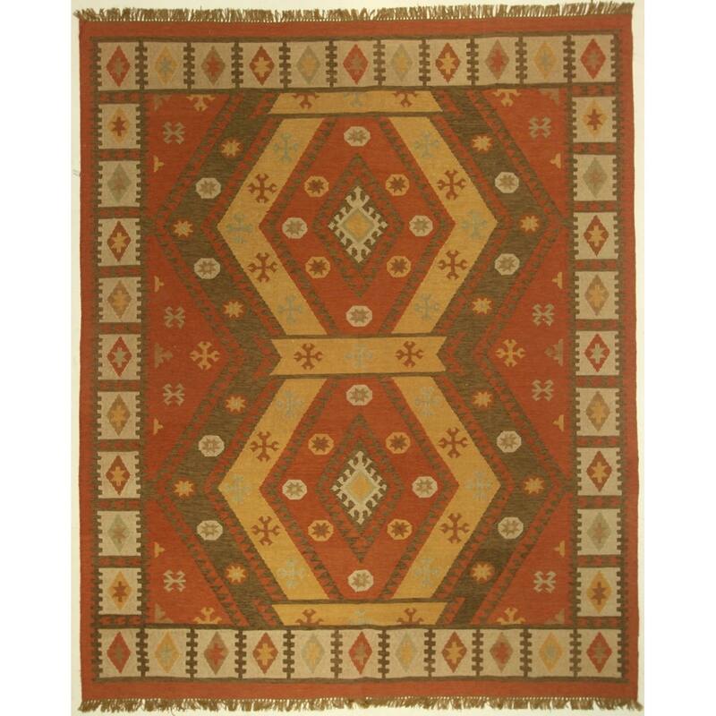 Desert Red Area Rug - 8' 0'' X 10' 0'' - 8' 0'' X 10' 0''
