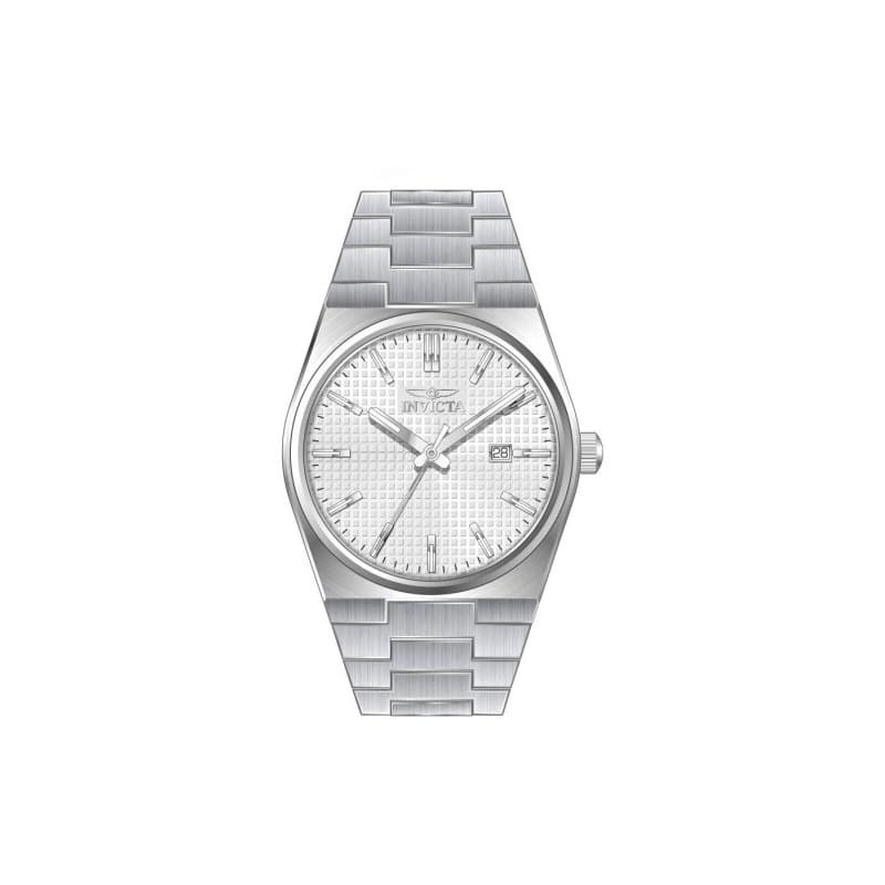 Invicta Men's 48393 Speedway Quartz 3 Hand Silver Dial Watch - Gold