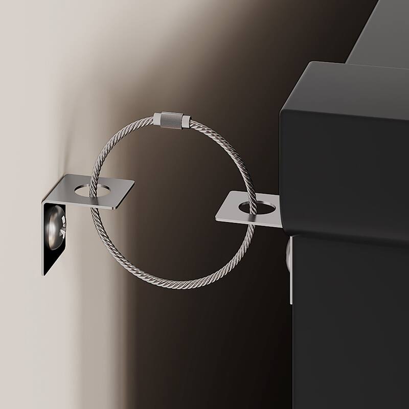 71" Tall Modern Storage Cabinet with Doors and Adjustable Shelves