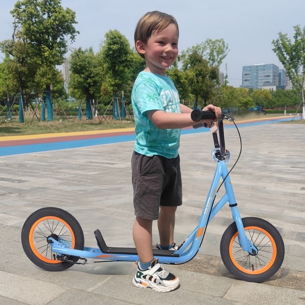 slide 2 of 24, Youth Scooter Kick Scooter for Kids 6-12 with Adjustable Handlebar
