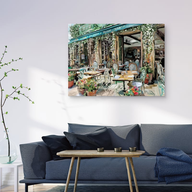 Trattoria by Studio Arts Canvas Art Print