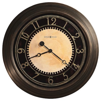 Howard Miller Chadwick Industrial, Vintage, Classic, and Transitional Style Statement Wall Clock, Reloj De Pared