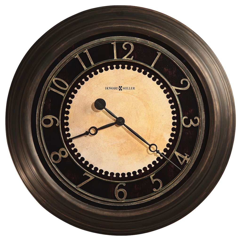 Howard Miller Chadwick Industrial, Vintage, Classic, and Transitional Style Statement Wall Clock, Reloj De Pared