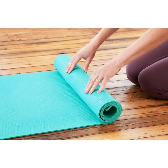 Sol Living Yoga Mat Premium Non Slip Extra Thick Exercise Mat for Yoga, Pilate, Mediation - 24 -In x 72 -In