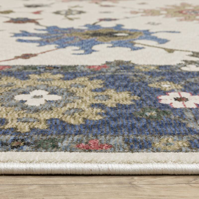 Style Haven Henretta Global Persian Inspired Fringe Edge Area Rug