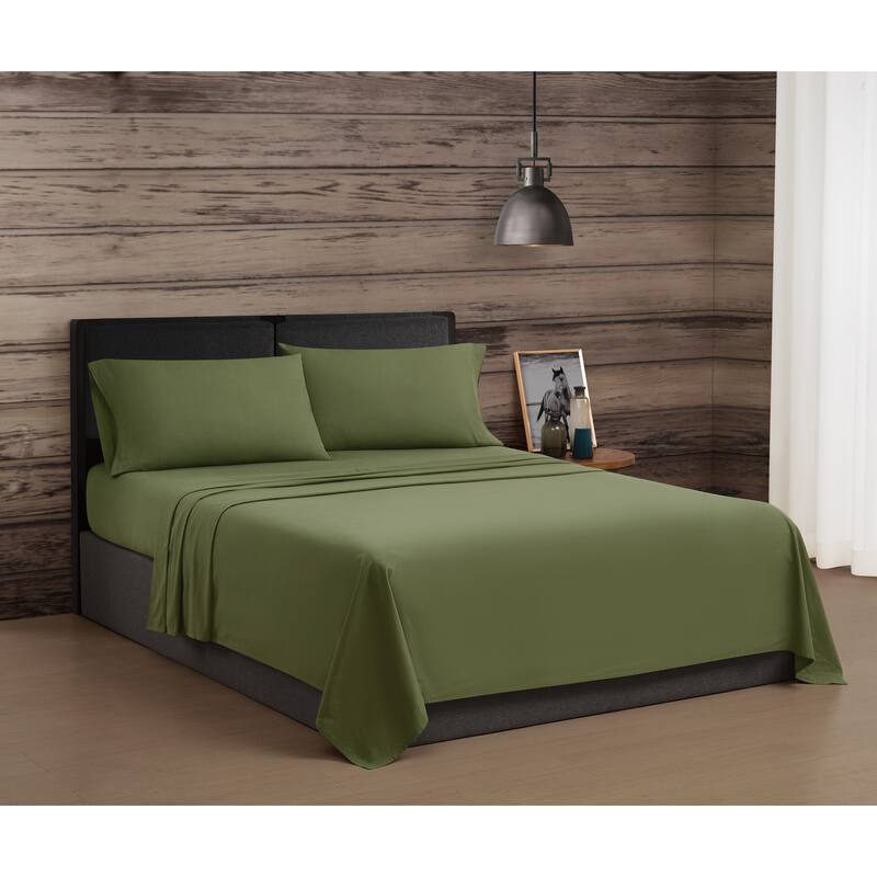 Frye Vintage Washed Cotton 4 Piece Sheet Set