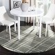 preview thumbnail 44 of 55, SAFAVIEH Handmade Himalaya Kelsie Modern Wool Rug 6' Round - Dark Grey/Ivory - Round