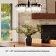preview thumbnail 11 of 9, Hunter + Jasmine Roth Ontario Clear Ribbed Glass 5-Light Chandelier - Transitional, Glam