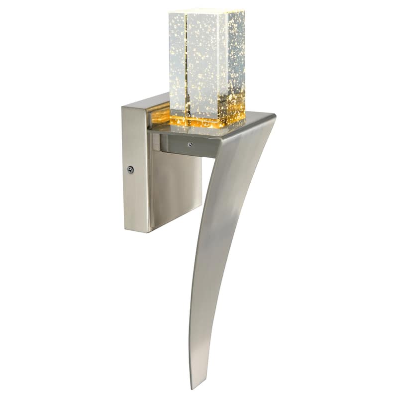 Catania LED Integrated Satin Nickel Wall Light - Satin Nickel