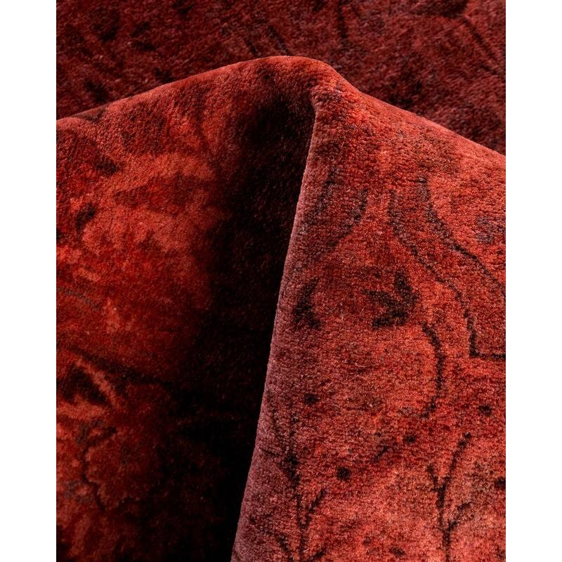Fine Vibrance One-of-a-Kind Hand-Knotted Area Rug - Pink, 3' 3" x 4' 10" - 3' 3" x 4' 10"