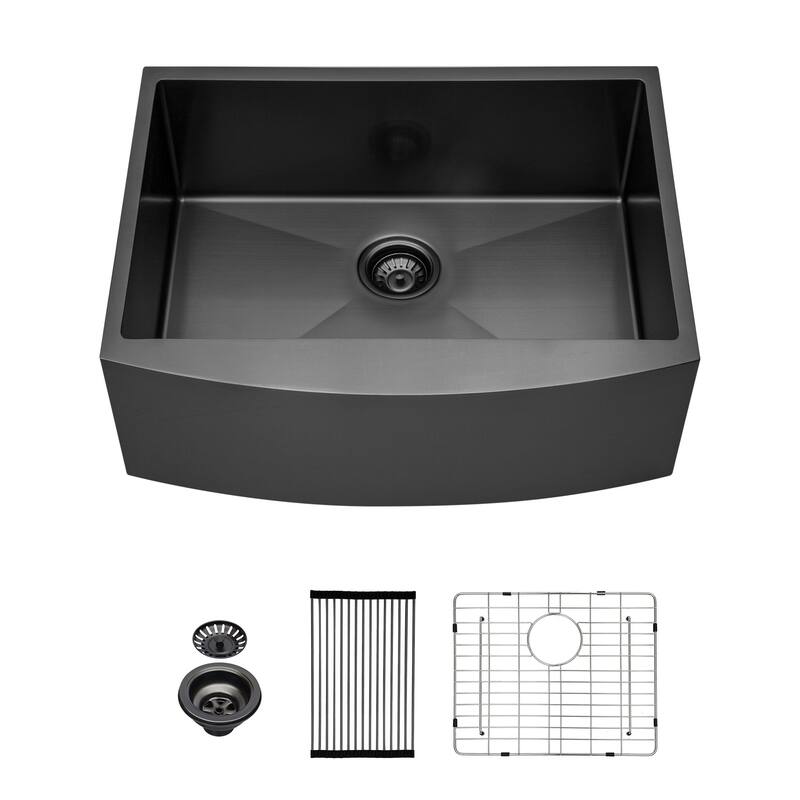 Farmhouse Apron Single Bowl Stainless Steel Kitchen Sink