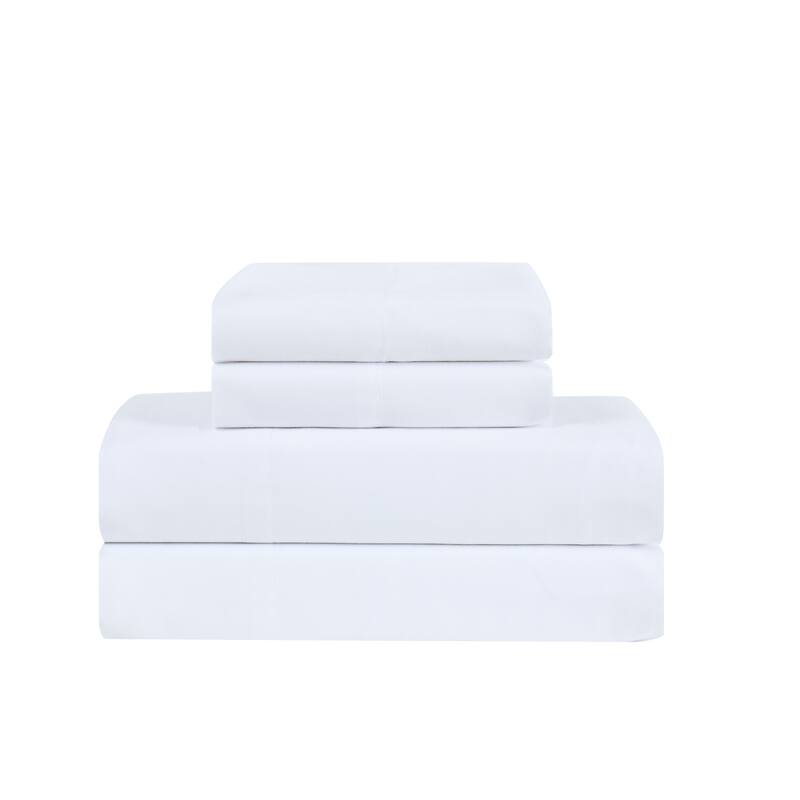 Truly Calm Antimicrobial 4 Piece Sheet Set - Twin XL - White