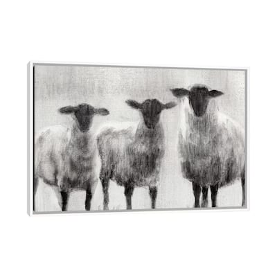 iCanvas "Rustic Sheep I" by Ethan Harper Framed Canvas Print